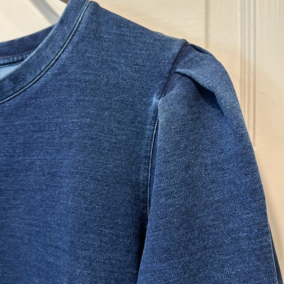 CHICOS DENIM KNIT DRESS - Picture 6 of 6